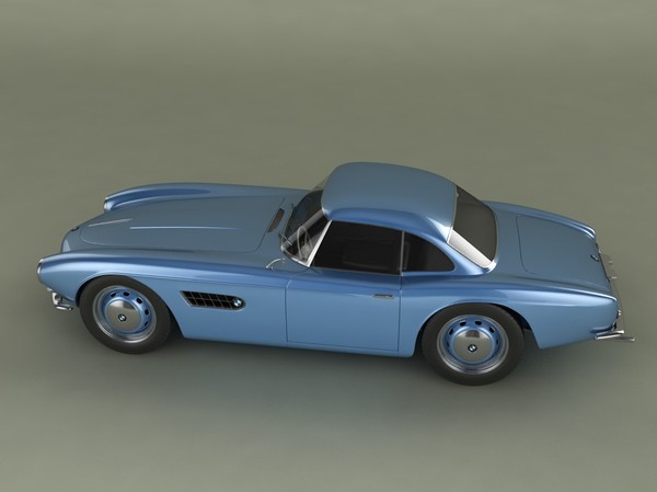 bmw 507 coupe 3ds - BMW 507 coupe by desmonster